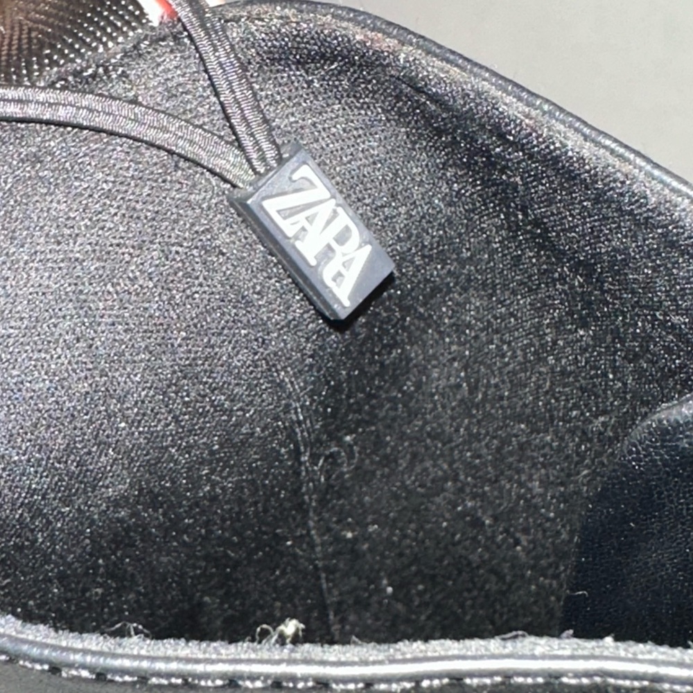 Zara Lace Up Moto Boots - Picture 5 of 5